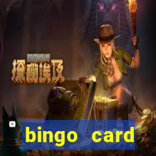 bingo card generator with pictures